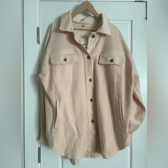 Free People Ruby Jacket Shacket Movement Beach One Pilcro XL NWT Pilcro Hailee - Picture 2 of 7